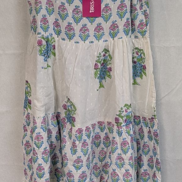 BriSara Multicolor Floral Maxi Dress Sz. L - Picture 2 of 6
